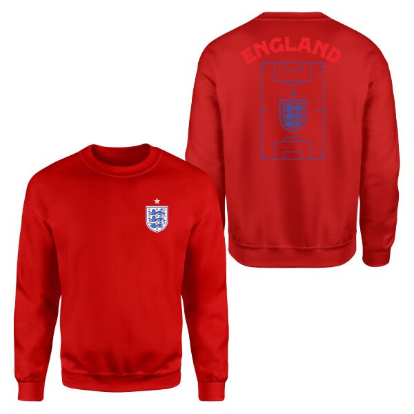 İngiltere Dünya Kupası 2026 Sweatshirt S - Kırmızı
