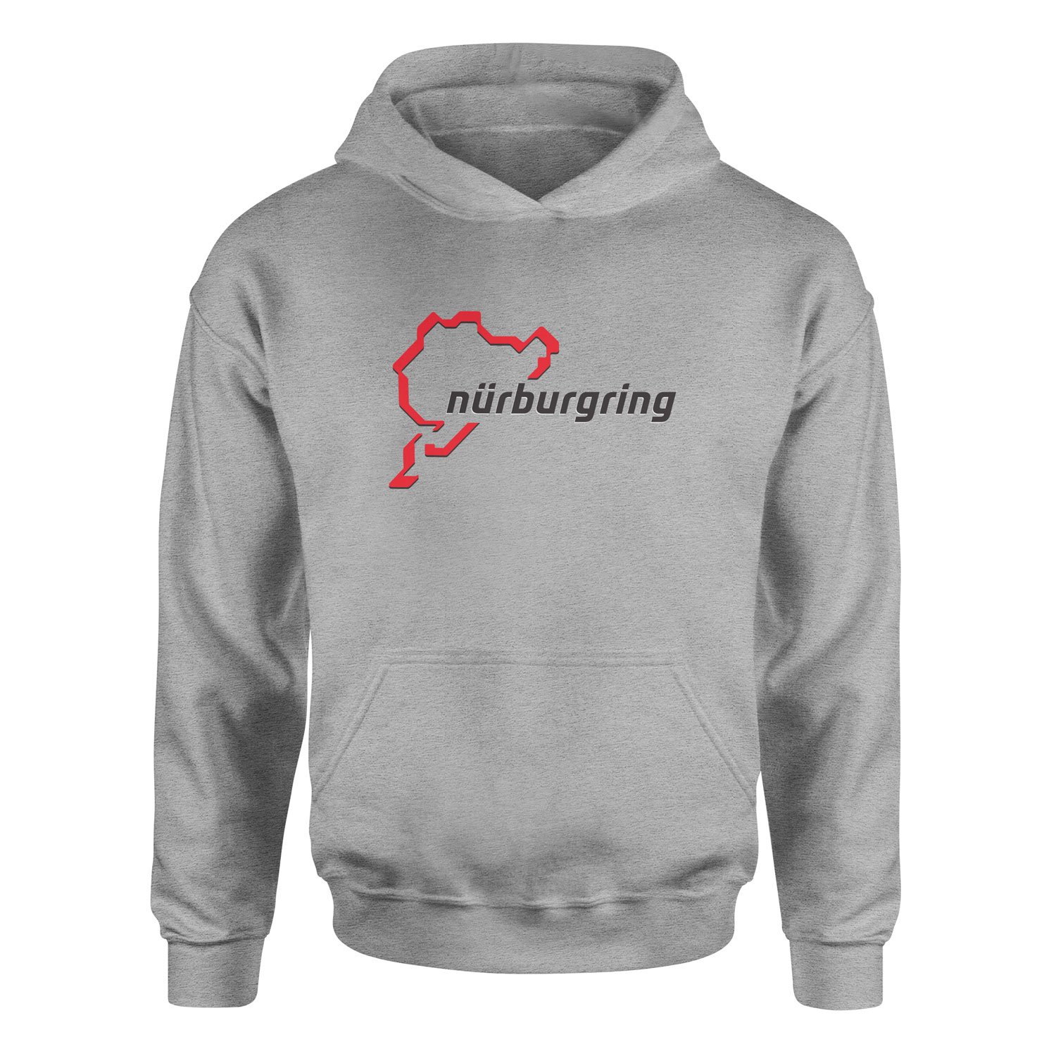 Nürburgring Big Hoodie M - Gri