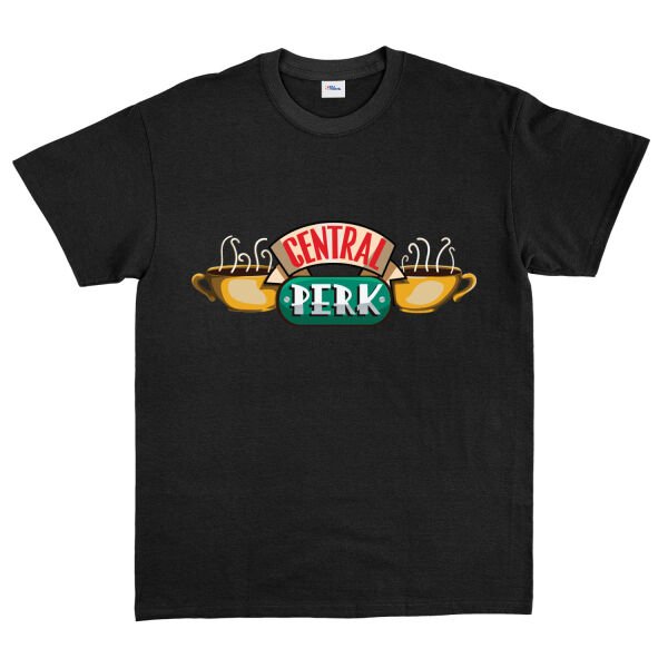 Central Perk Tişört XL - Siyah