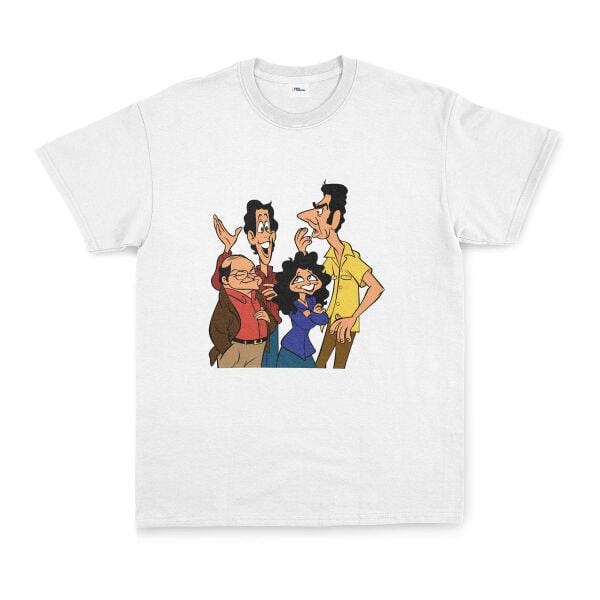 Friends of Seinfeld Tişört S - Beyaz