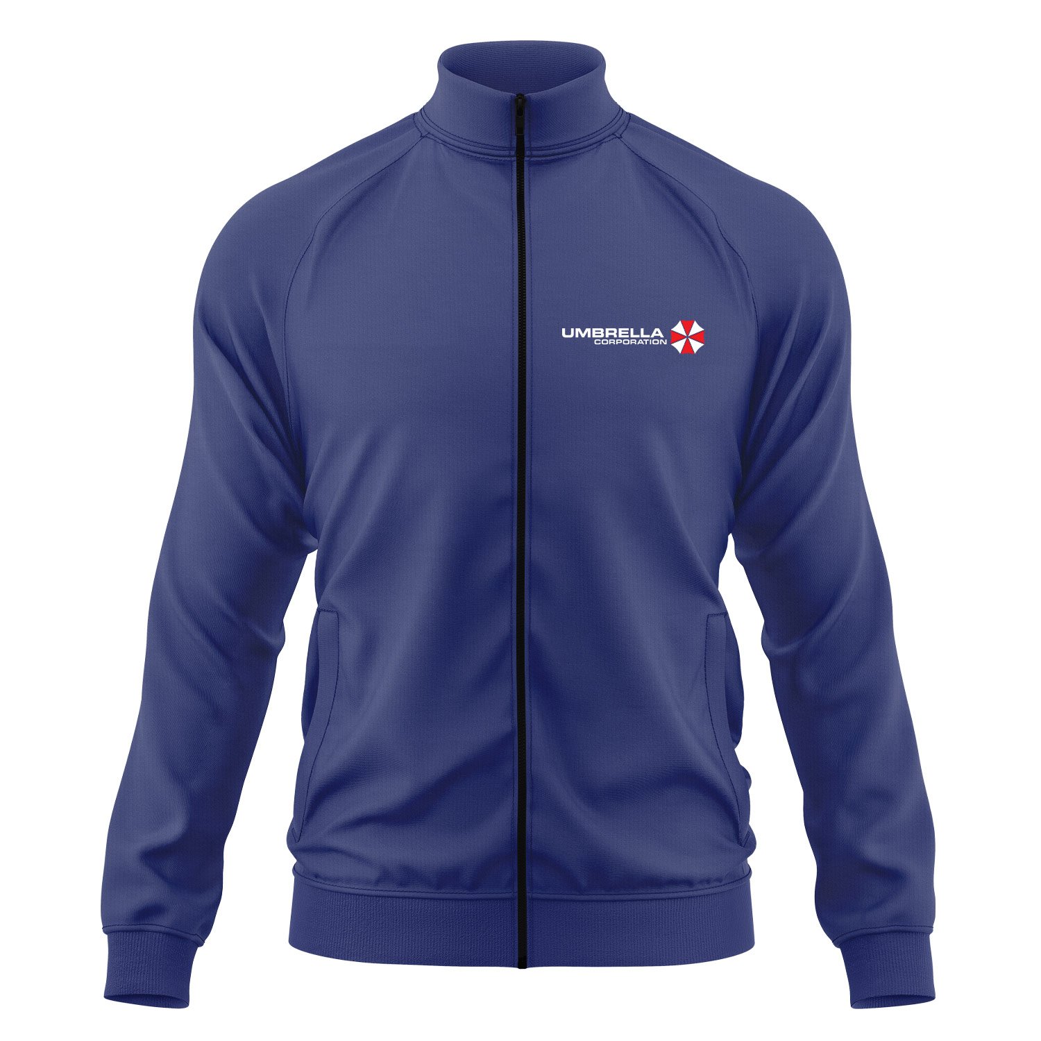 Umbrella Corporation Resident Evil Fermuarlı Sweatshirt S - İndigo Mavisi