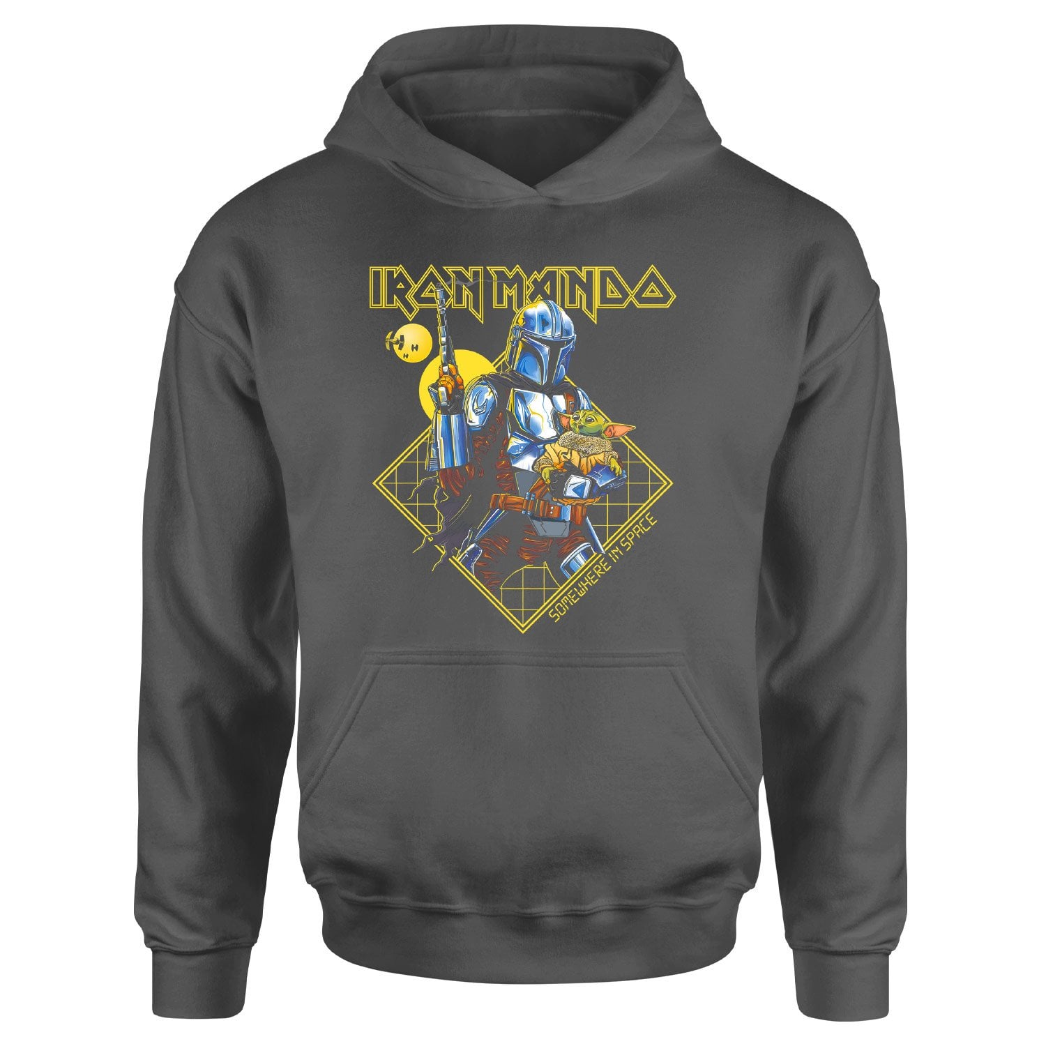 Iron Mando Hoodie M - Füme