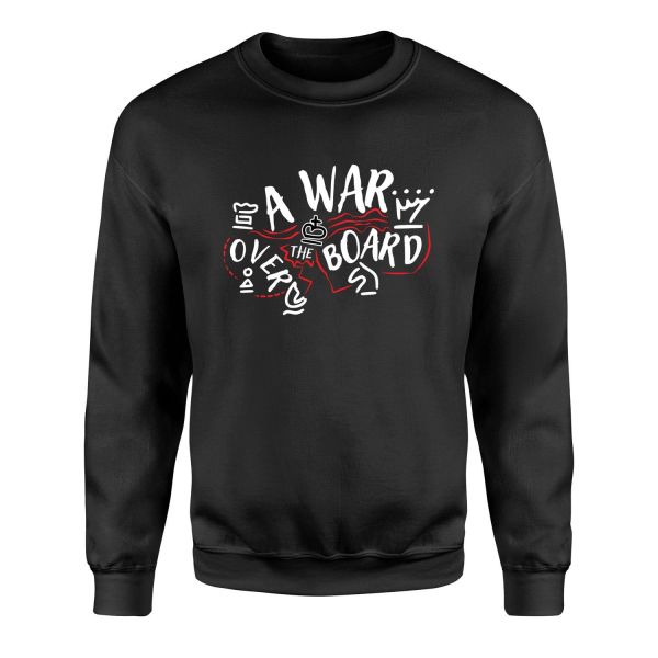 A War Over The Board Whites Sweatshirt XL - Siyah