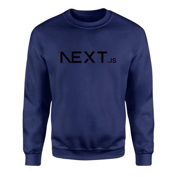 NEXT.js Sweatshirt S - Lacivert