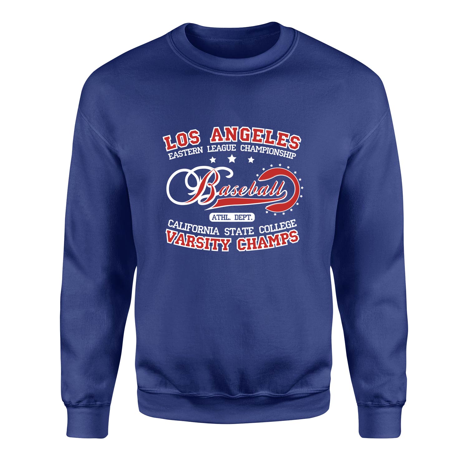 Los Angeles ELC Baseball Sweatshirt M - İndigo Mavisi