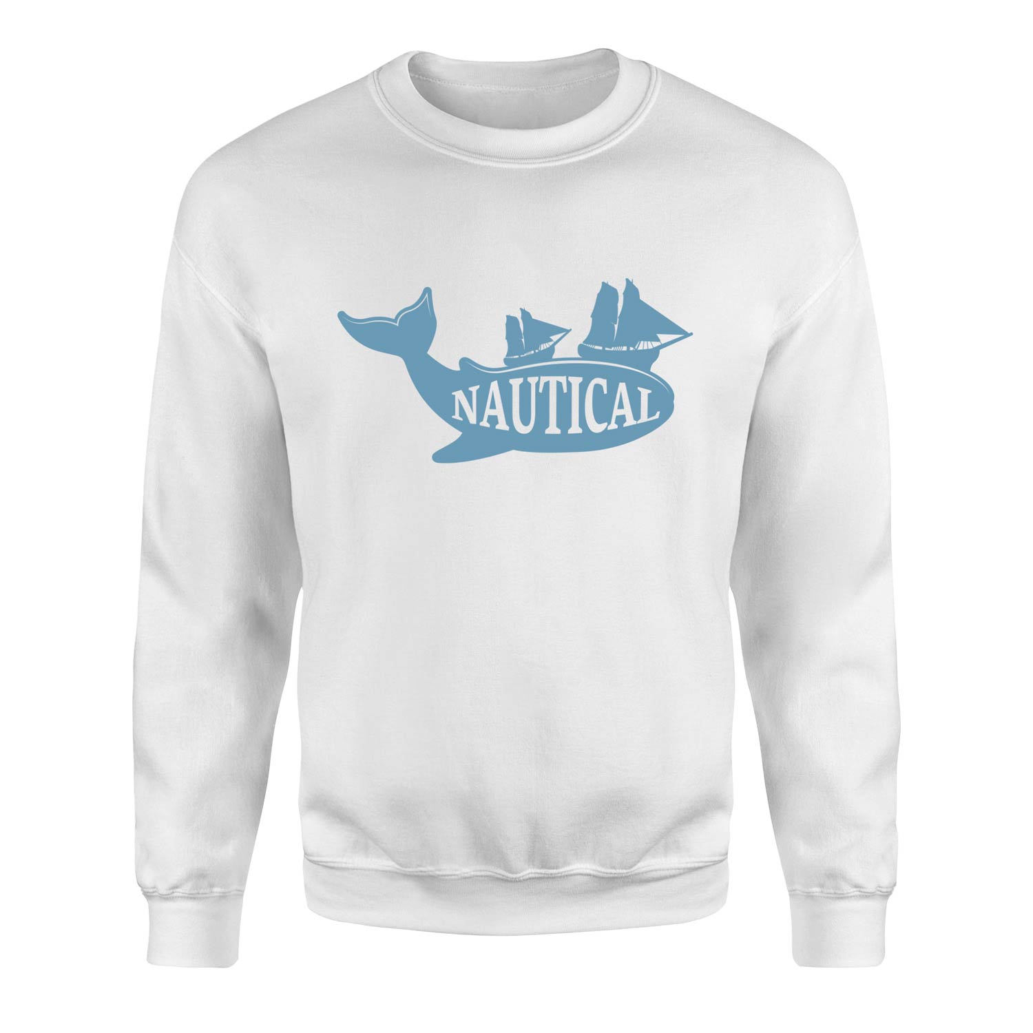 Nautical Denizci Sweatshirt S - Beyaz