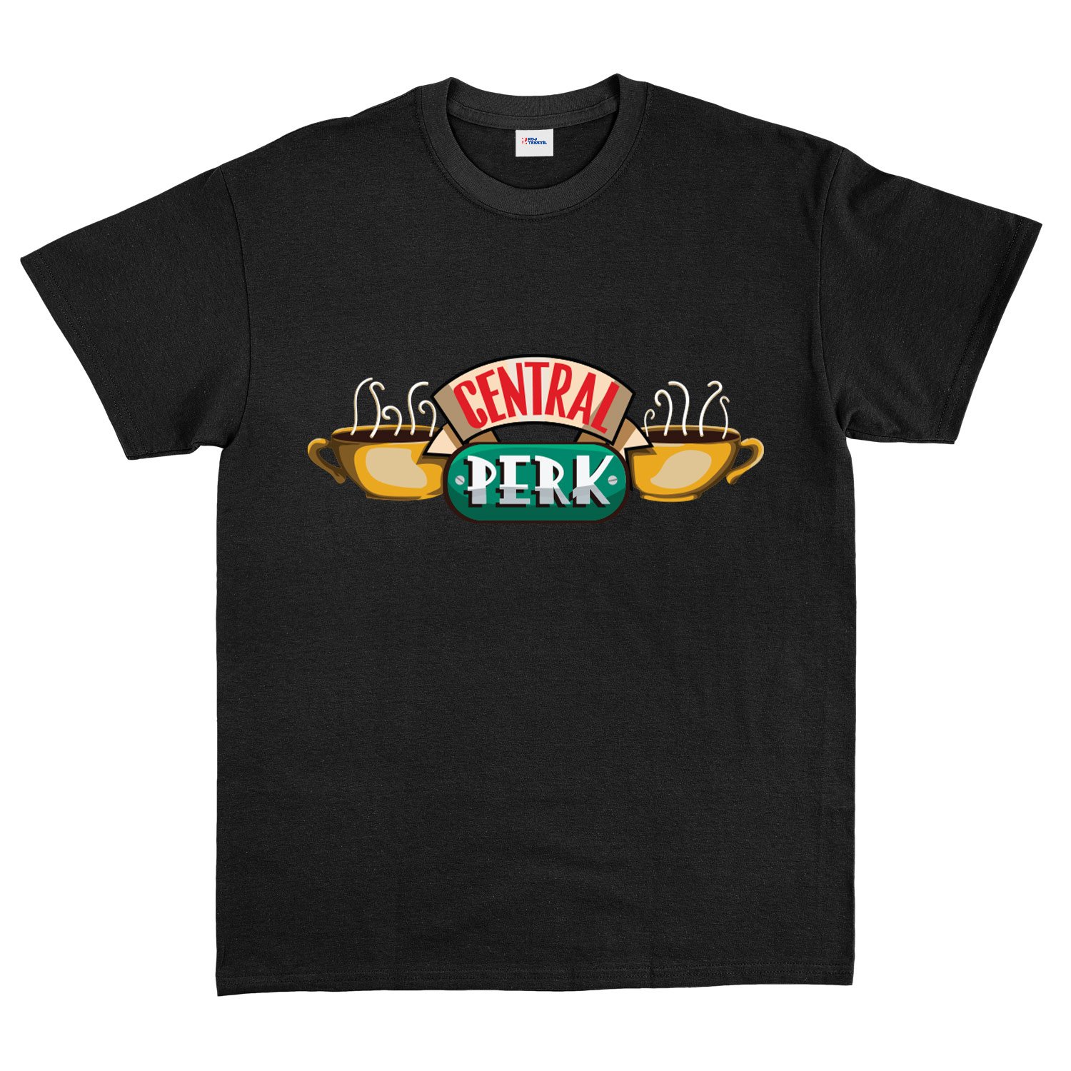 Central Perk Tişört XXL - Siyah