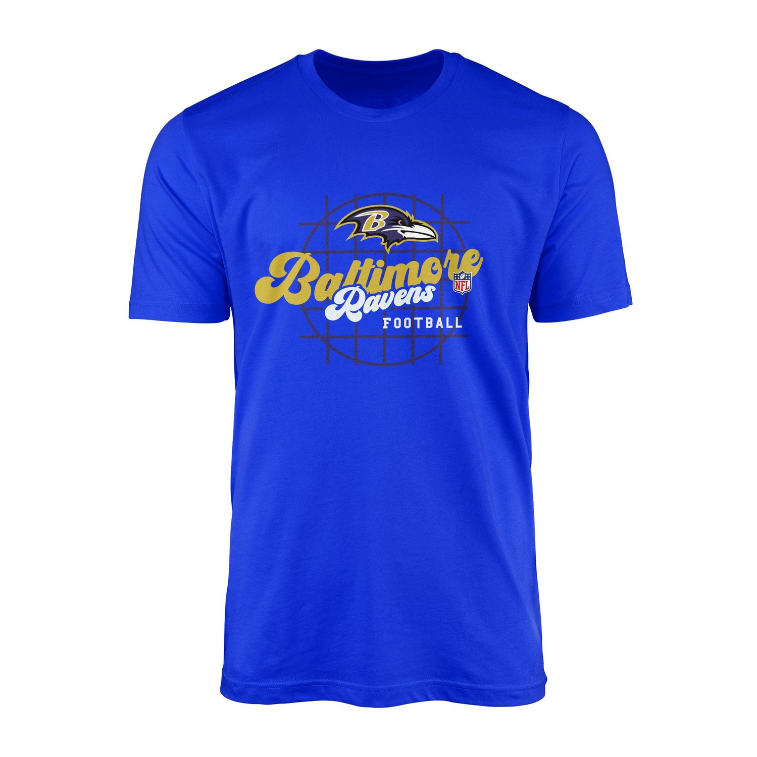 Baltimore Ravens Purple Thunder Tişört S - Mavi