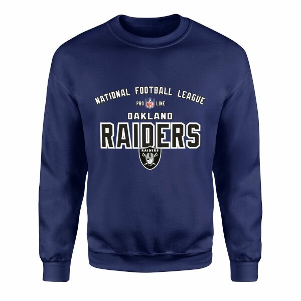 Las Vegas “Oakland” Raiders Retro Edition NFL Sweatshirt M - İndigo Mavisi
