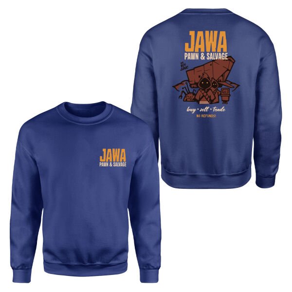 JAWA Pawn & Salvage | We Buy Junk! Sweatshirt S - İndigo Mavisi