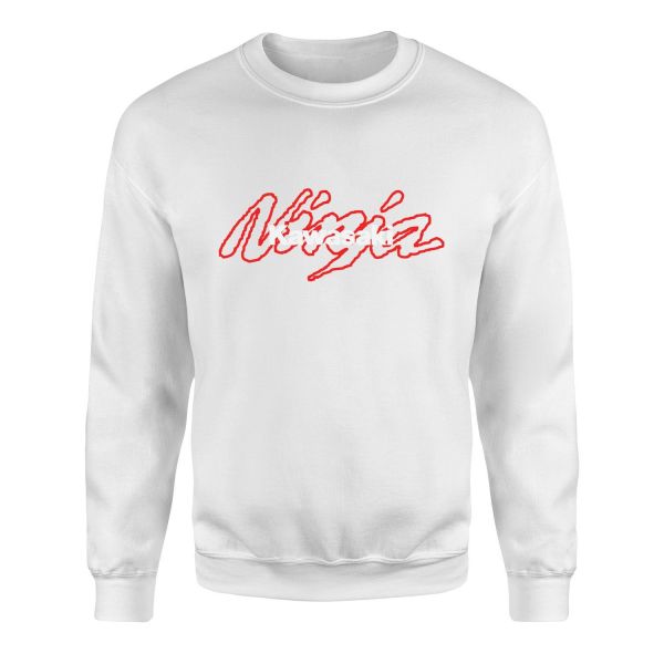 Kawasaki Ninja Power Sweatshirt S - Beyaz