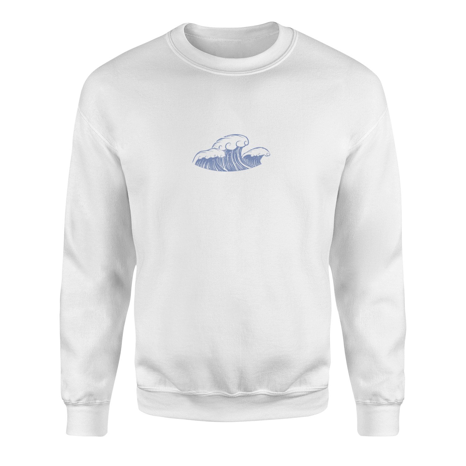 The Waves Sweatshirt XL - Beyaz