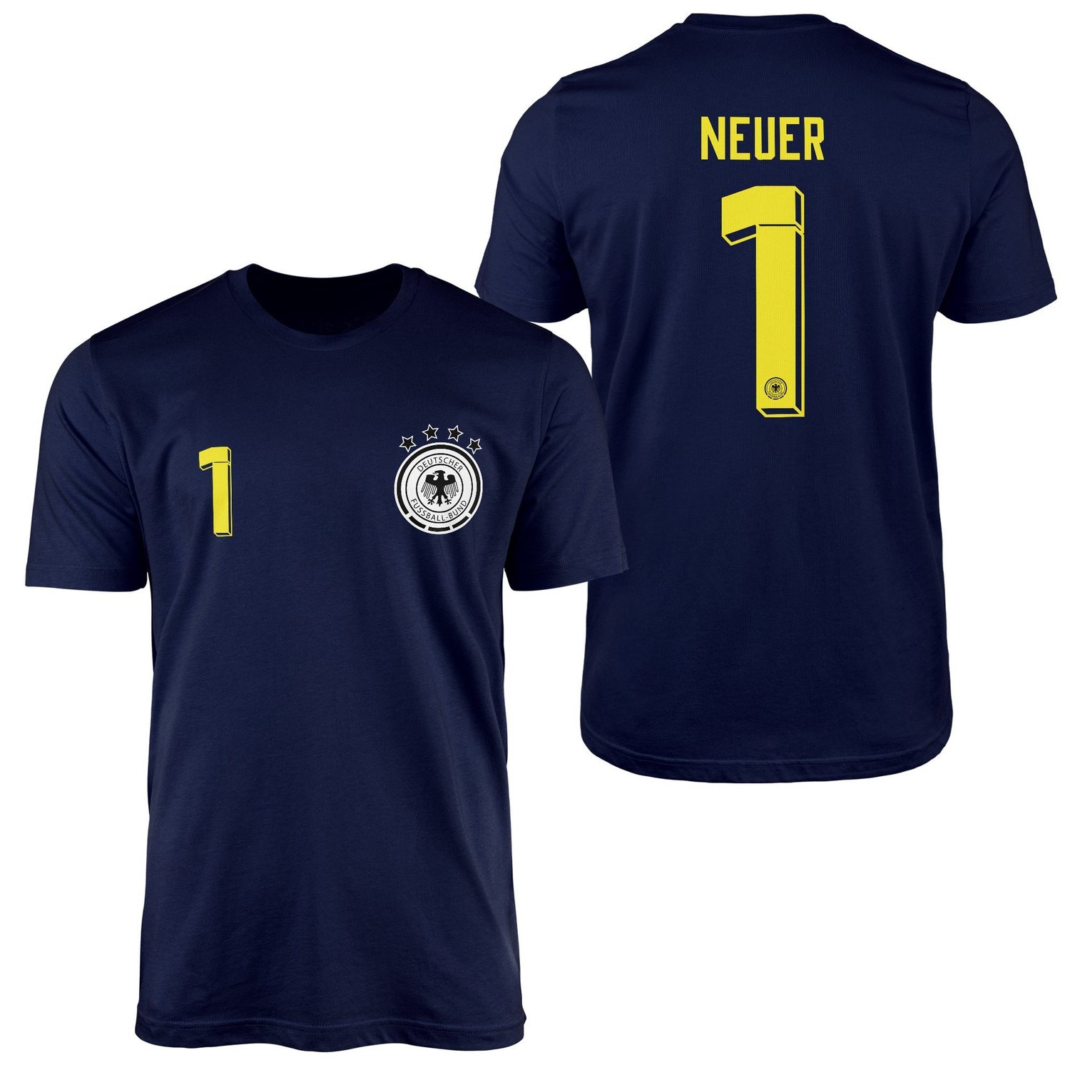 Manuel Neuer | Almanya 2024 Forma Tişört XXL - İndigo Mavisi