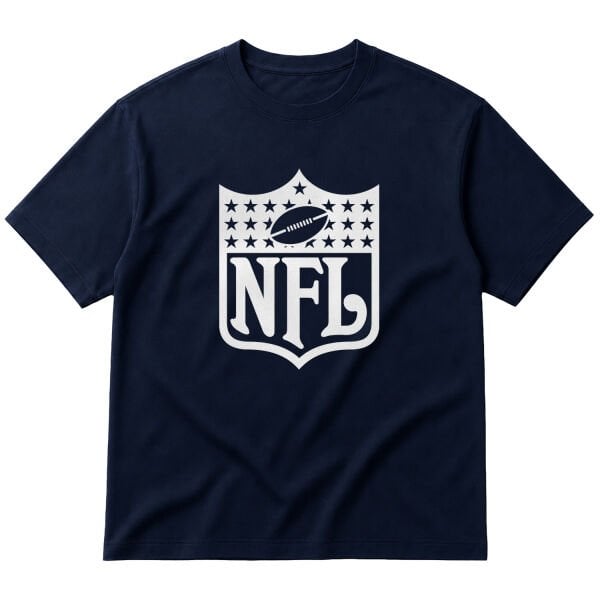 NFL Shield Oversize Tişört S - İndigo Mavisi