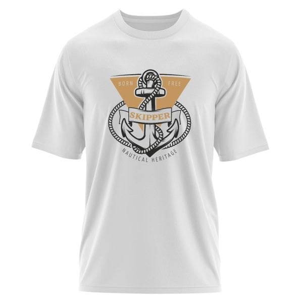 Skipper Denizci Oversize Tişört