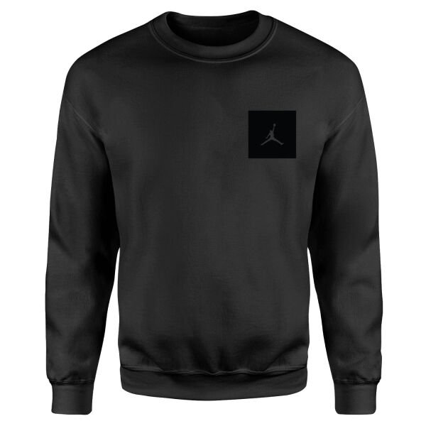 Air Jordan Black Patch Sweatshirt XL - Siyah