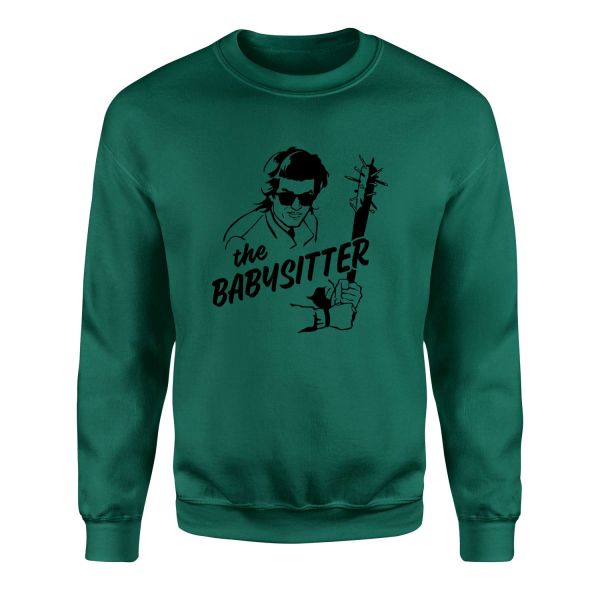 The Babysitter Sweatshirt L - Nefti Yeşili