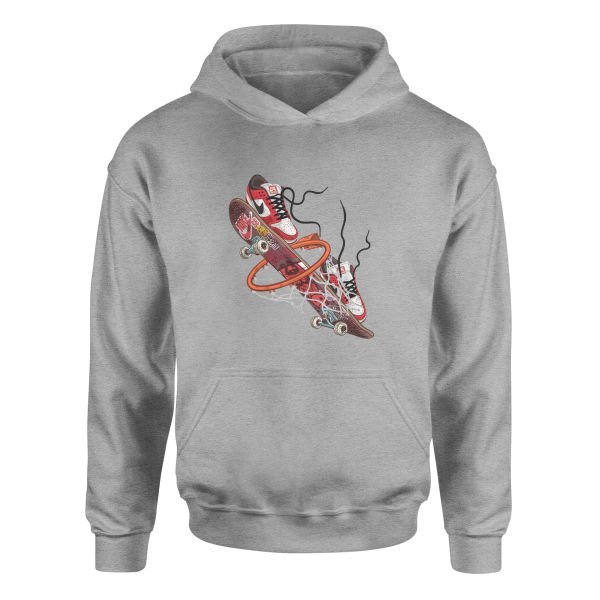 Air Jordan Skateboard Hoodie S - Gri