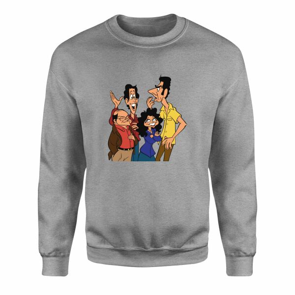 Friends of Seinfeld Sweatshirt L - Gri