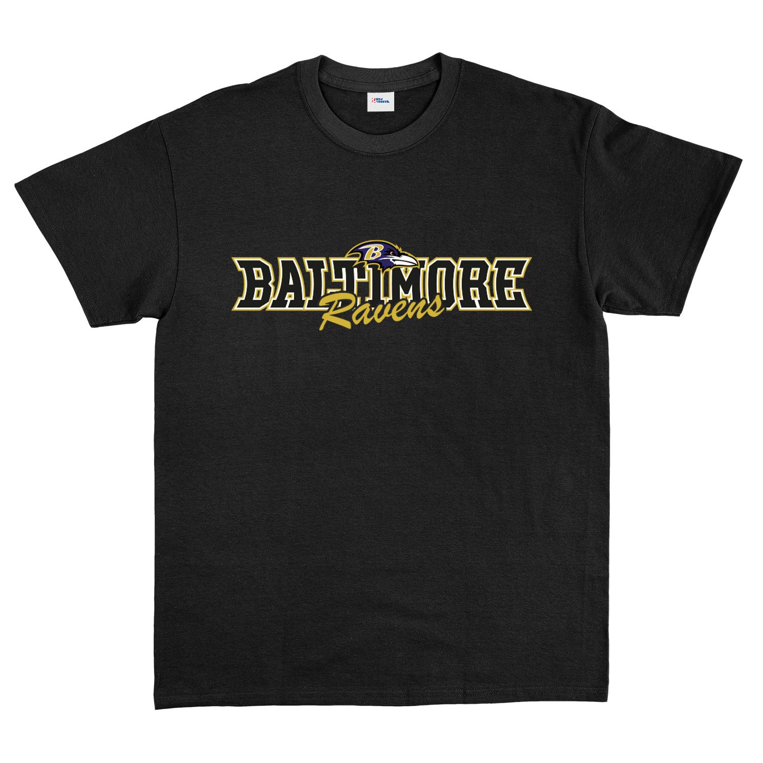 Baltimore Ravens BR Tişört S - Siyah