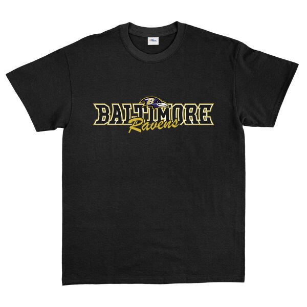 Baltimore Ravens BR Tişört S - Siyah
