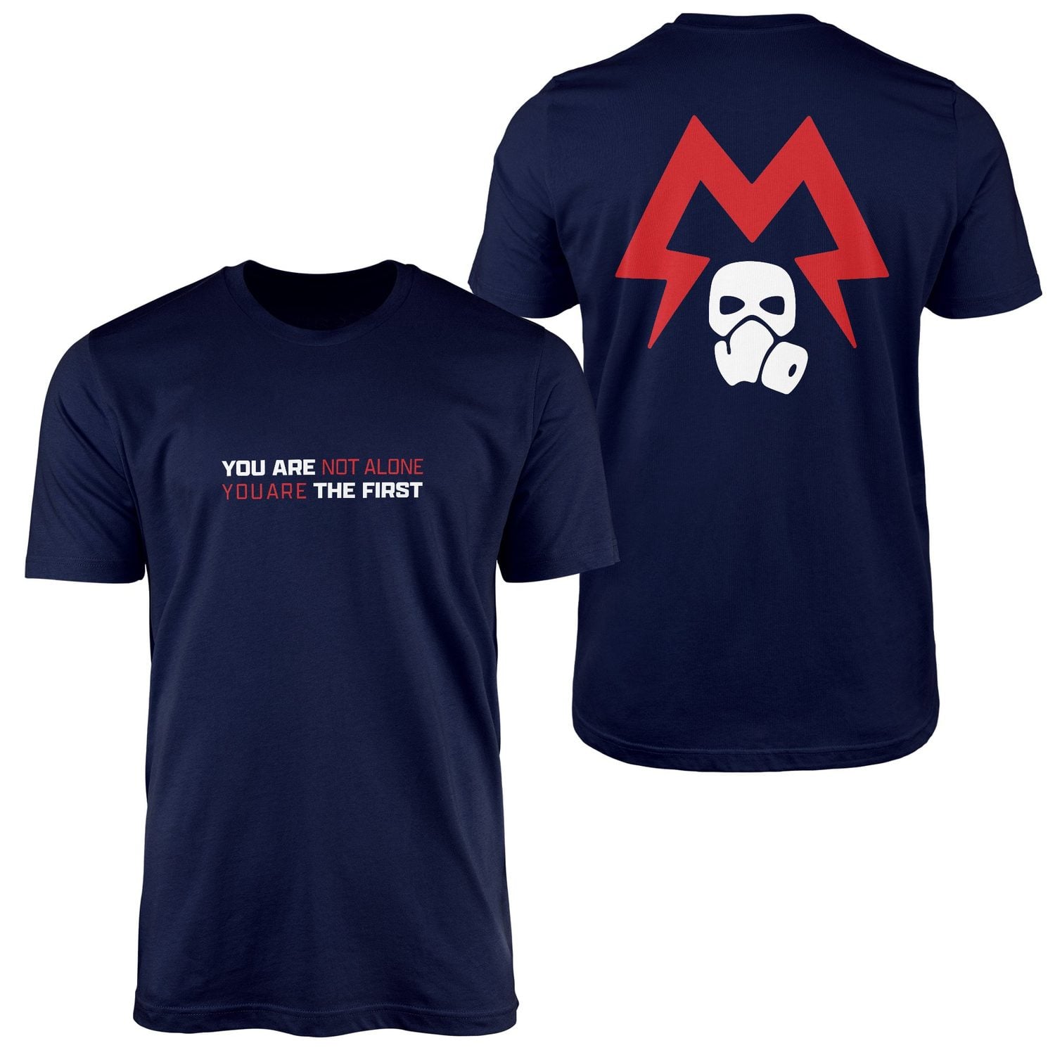 You Are Not Alone | Metro 2033 Tişört M - İndigo Mavisi