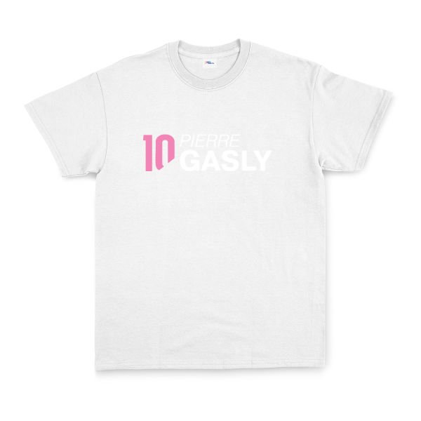 Pierre Gasly 10 Tişört S - Beyaz