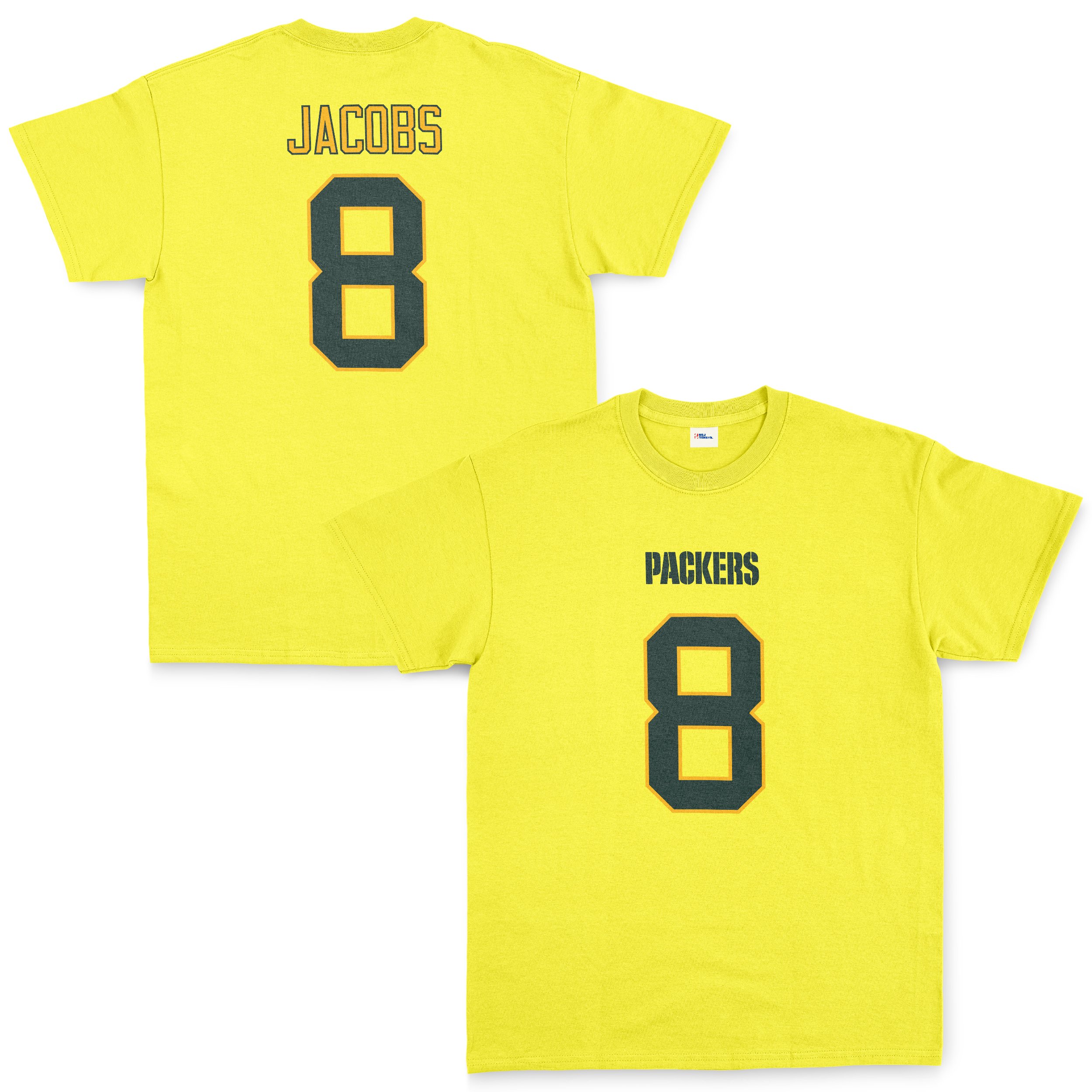 Josh Jacobs Green Bay Packers Tişört XL - Sarı