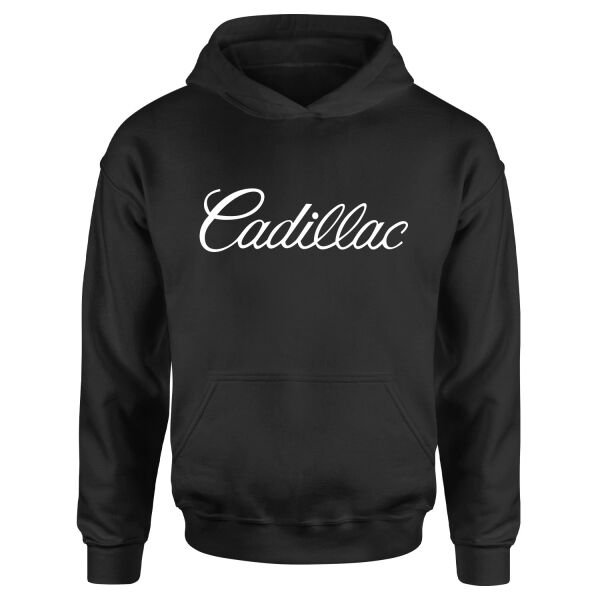 Cadillac Script Hoodie S - Siyah