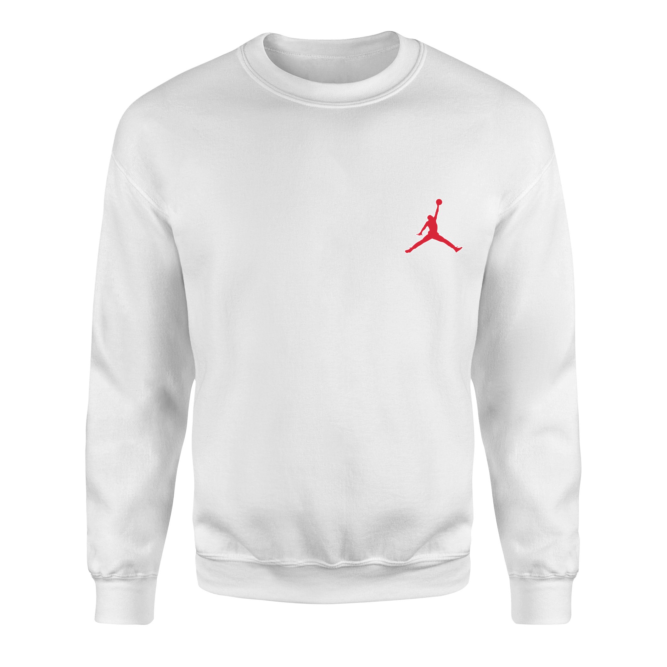 Air Jordan Red Stroked Sweatshirt XXL - Beyaz
