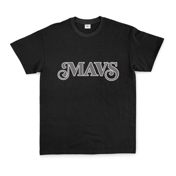 Mavs Tişört L - Siyah