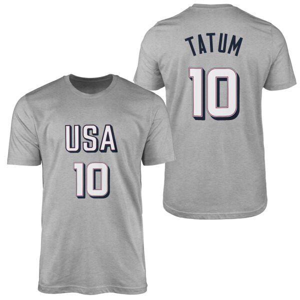 Jason Tatum Forma Tişört XL - Gri