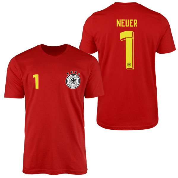 Manuel Neuer | Almanya 2024 Forma Tişört L - Kırmızı