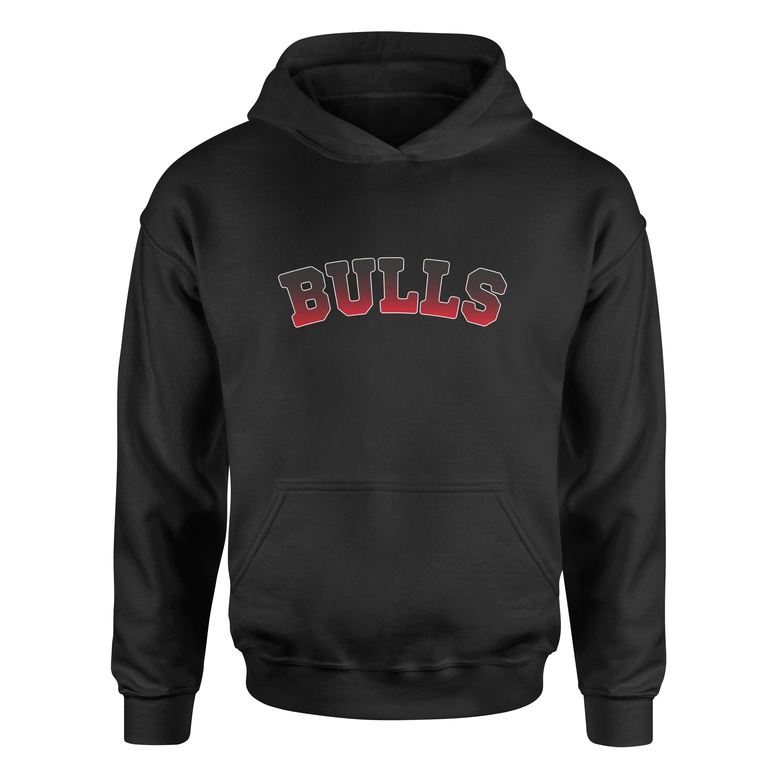 Bulls Arch Hoodie S - Siyah