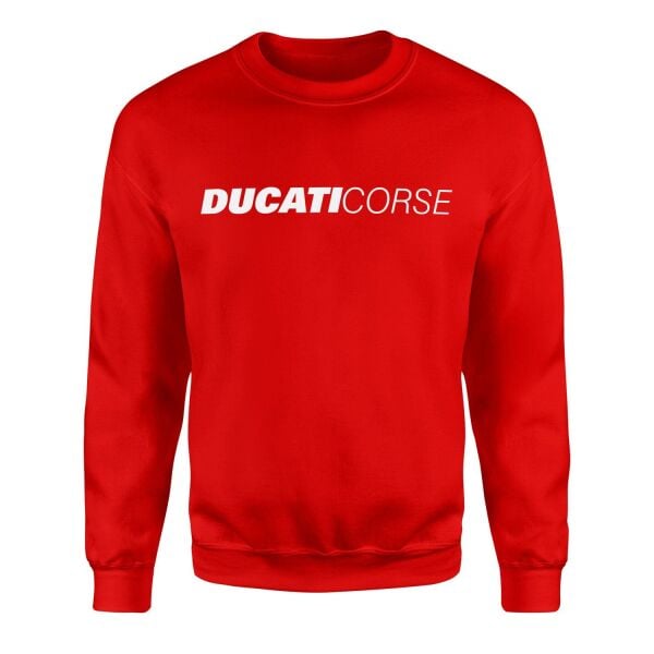 Ducati Corse Sweatshirt M - Kırmızı | OUTLET