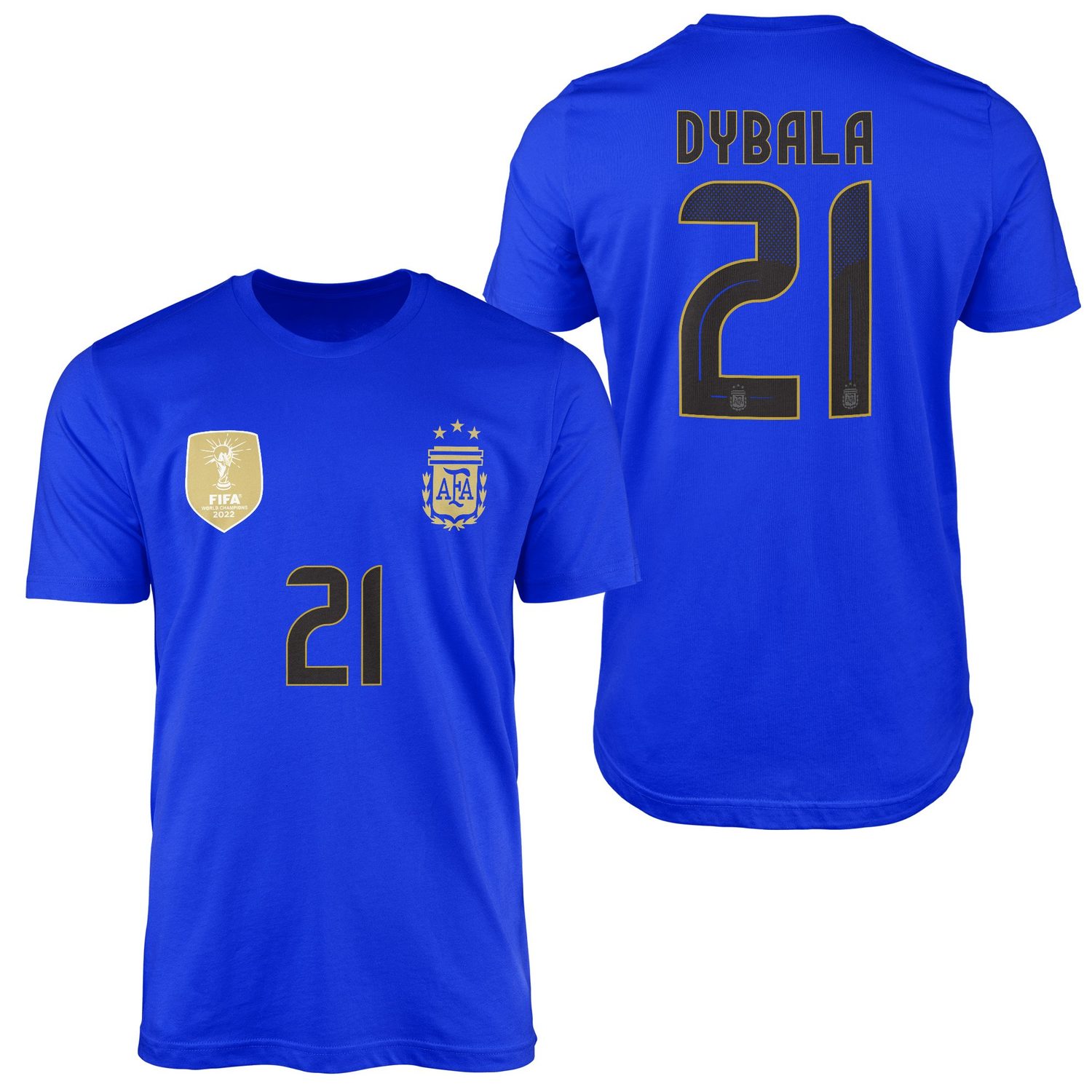 Paulo Dybala | Arjantin Copa America 2024 Forma Tişört XL - Mavi