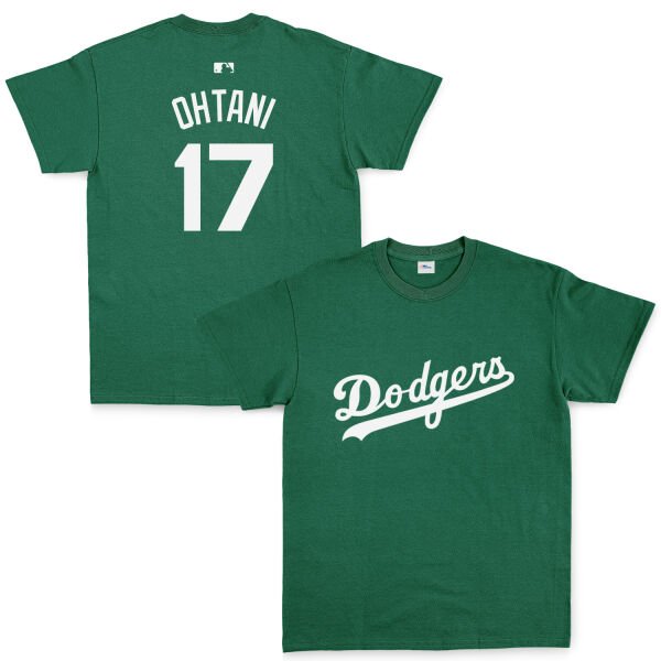 Shohei Ohtani Los Angeles Dodgers Tişört L - Nefti Yeşili