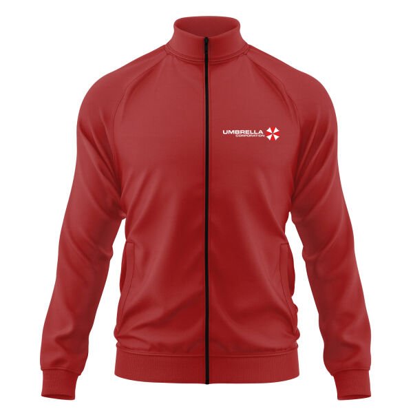 Umbrella Corporation Resident Evil Fermuarlı Sweatshirt M - Kırmızı