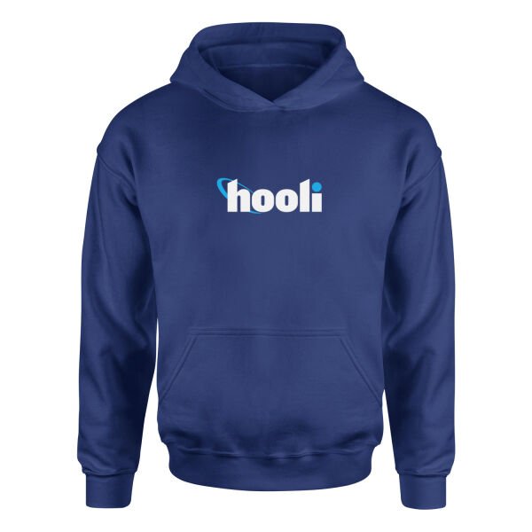 Hooli | Silicon Valley Hoodie L - İndigo Mavisi