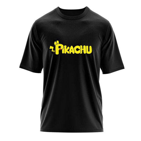 Pikachu Oversize Tişört S - Siyah