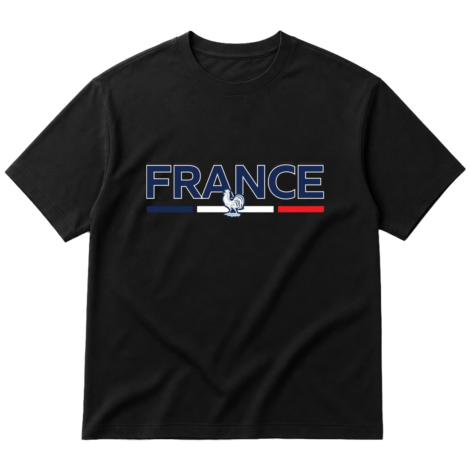 Fransa Oversize Tişört XL - Siyah