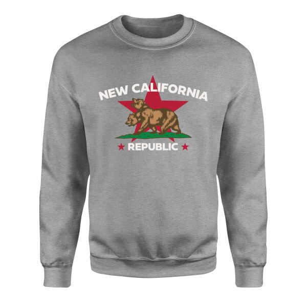New California Republic Premium Sweatshirt S - Gri