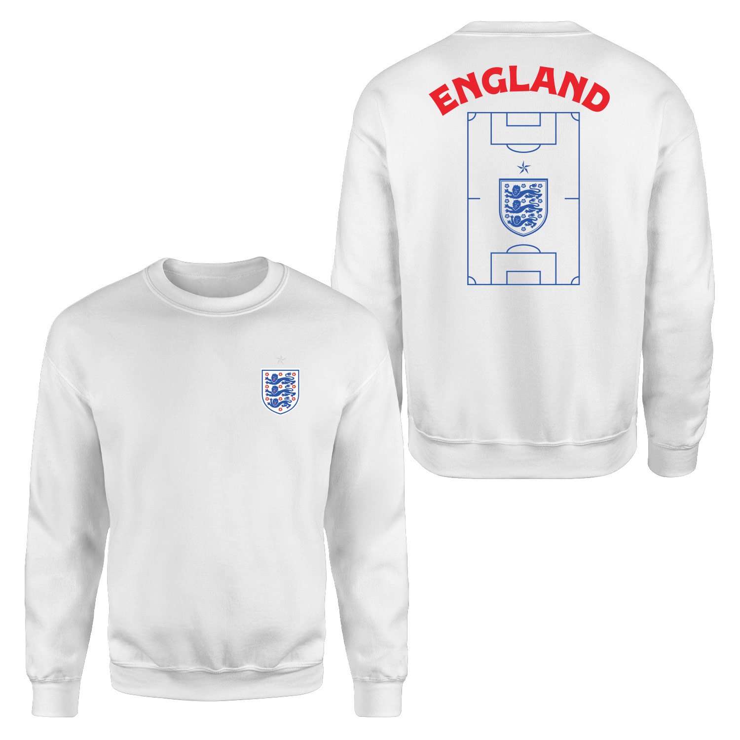 İngiltere Dünya Kupası 2026 Sweatshirt XL - Beyaz