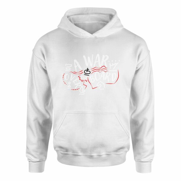 A War Over The Board Whites Hoodie S - Beyaz