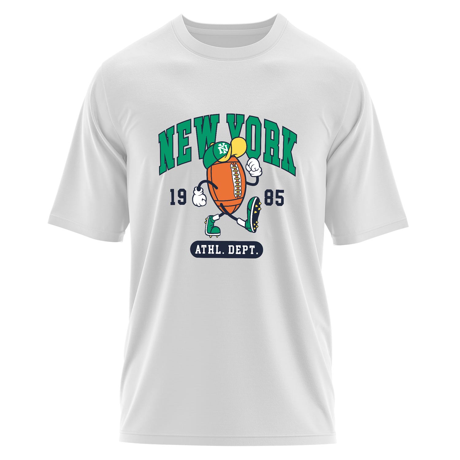 New York 1985 Oversize Tişört XL - Beyaz