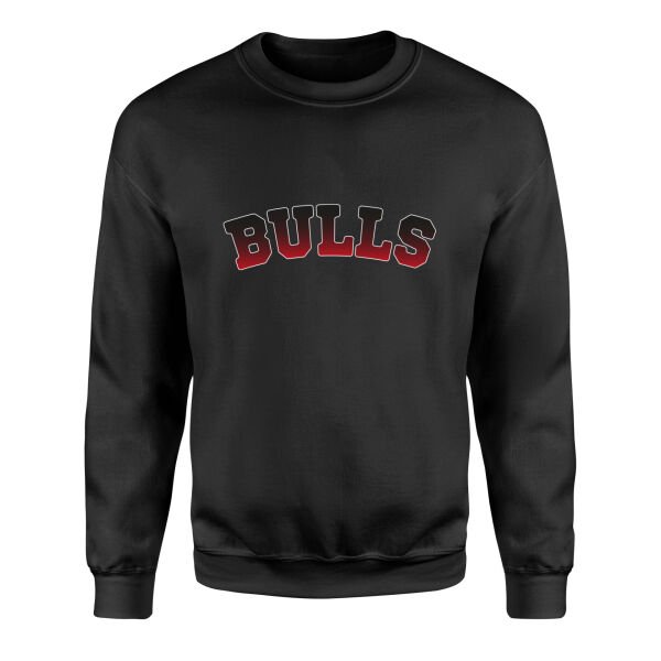 Bulls Arch Sweatshirt XL - Siyah