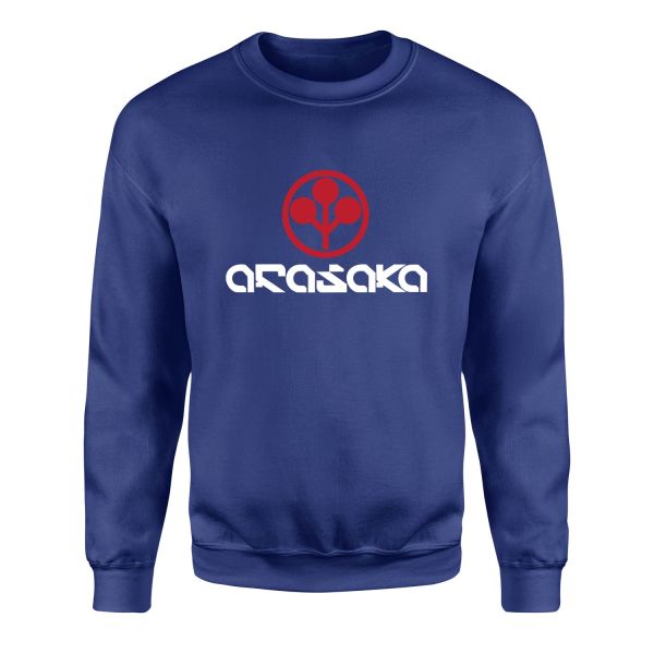 Arasaka | Cyberpunk Sweatshirt S - İndigo Mavisi