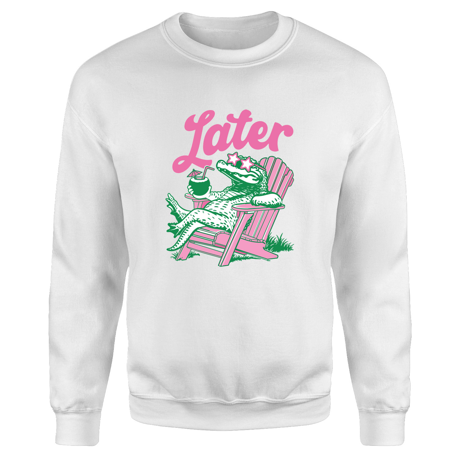 Later Sweatshirt XL - Beyaz