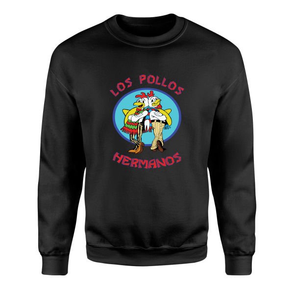 Los Pollos Hermanos Sweatshirt M - Siyah