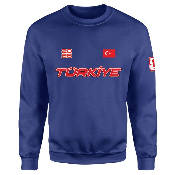 Türkiye 2026 Sweatshirt M - İndigo Mavisi